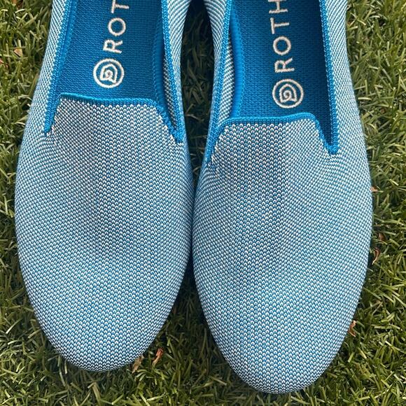 Rothy’s the loafer indigo cloud size 10 woman flat shoes - Picture 3 of 9
